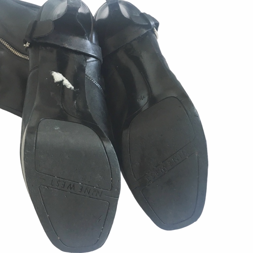 Nine West ✪ Stiletto Tall Platform Leather Boot ✪ - Picture 9 of 12